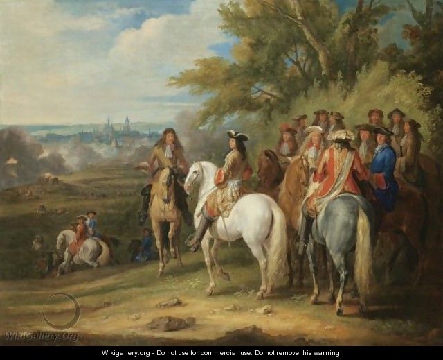 The Arrival Of Louis XIV At The Taking Of Maastricht, 30 June 1673 - Adam Frans van der Meulen