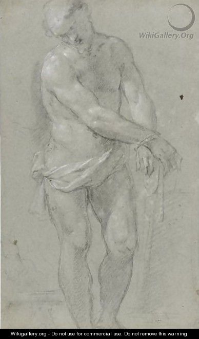 Study For A Figure Of Christ At The Column - North-Italian School
