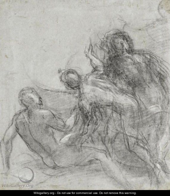 Figure Studies, Possibly For An Adoration Of The Shepherds - (after) Jacopo Bassano (Jacopo Da Ponte