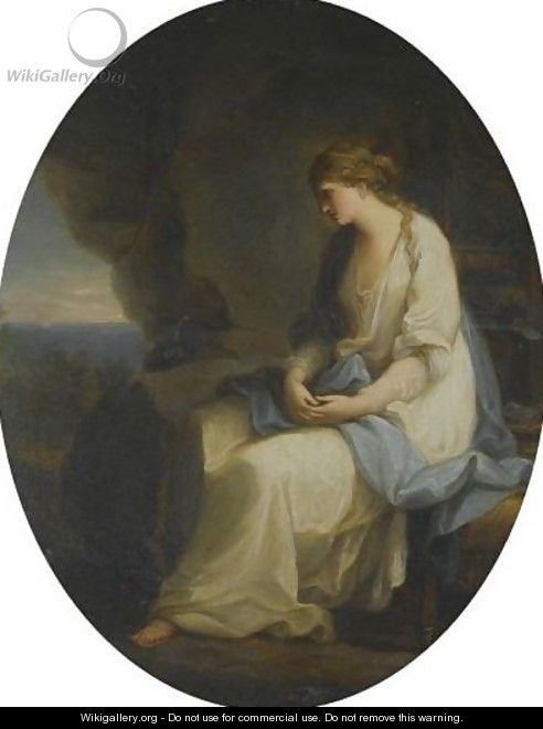 Calypso Mourning For Odysseus - (after) Kauffmann, Angelica