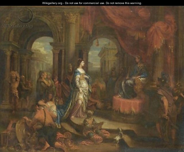 The Queen Of Sheba Before King Solomon - Gerard Hoet