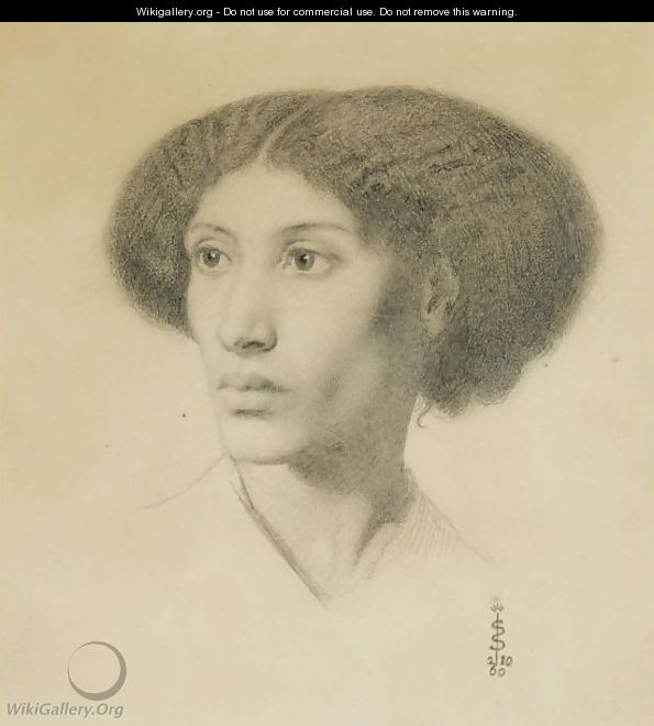 Portrait Of Fanny Eaton - Simeon Solomon
