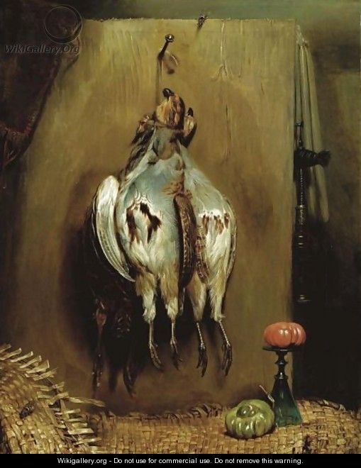 Still Life With Partridges - Continental School