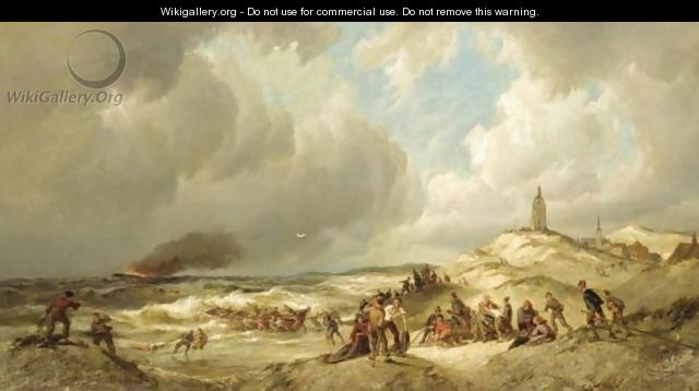 Zandvoord, Near Haarlem - Pieter Christiaan Cornelis Dommersen