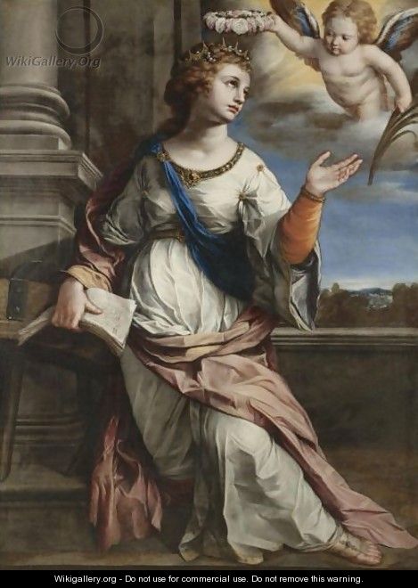 St. Catherine Of Alexandria - (after) Jacques Blanchard