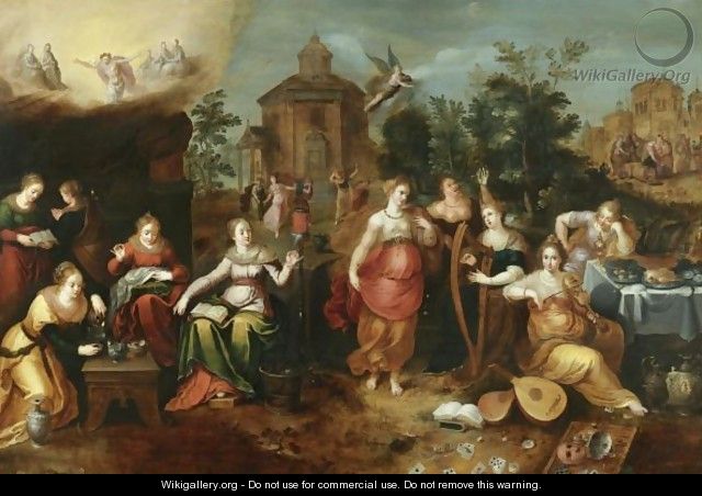 The Parable Of The Wise And Foolish Virgins - Pieter Lisaert IV