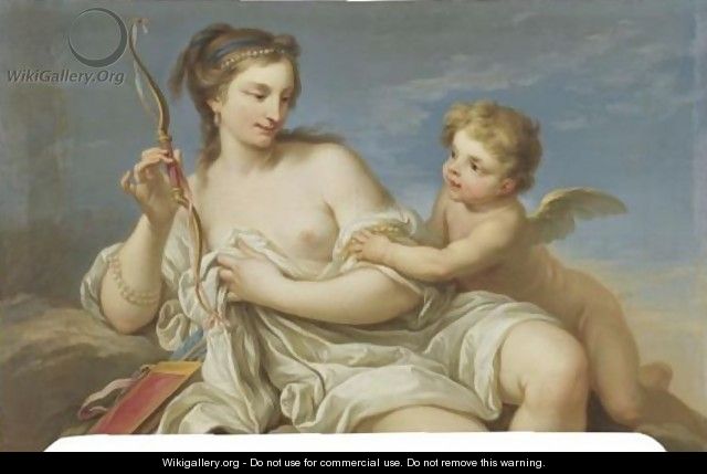 Venus And Cupid 2 - Carle van Loo