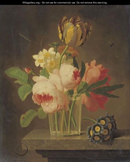 Still Life Of Flowers - Jean-Baptiste Berre