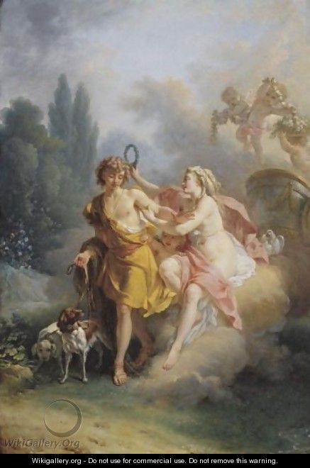 Venus And Adonis - (after) Louis Lagrenee