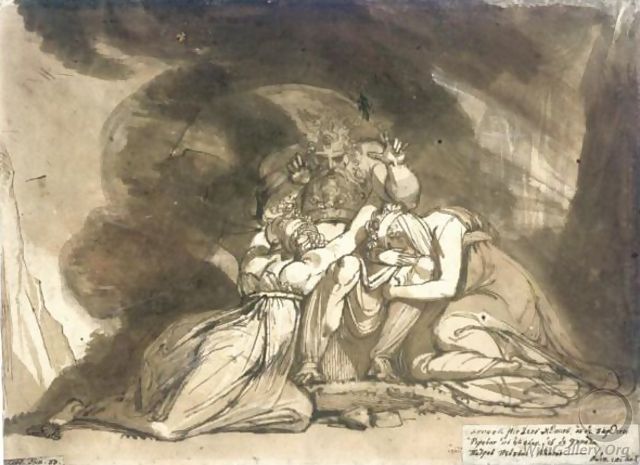 Oedipus Announcing His Death - Johann Heinrich Fussli