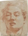 Head Of A Young Man - Giovanni Battista Tiepolo