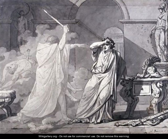 The Ghost Of Septimus Severus Appearing To Caracalla, After The Murder Of His Brother Geta - Jacques Louis David