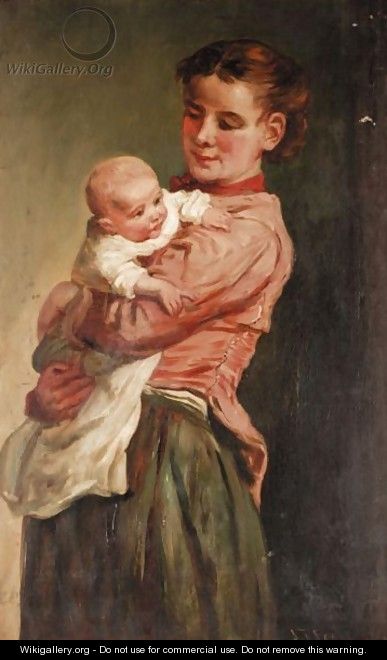 Mother And Child - John Thomas Peele