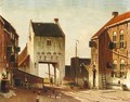 A City Gate In Leerdam - Johannes Franciscus Spohler