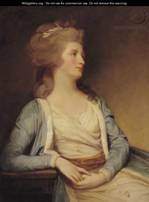 Portrait Of Mrs. James Ker (1760-1822) - George Romney