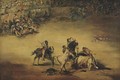 A Bullfight - Eugenio Lucas Velazquez