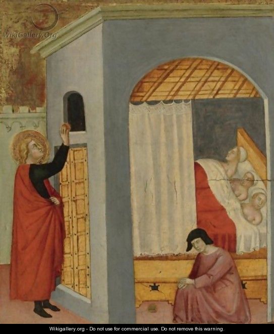 The Charity Of St. Nicholas - Manfredi de Battilor Bartolo Di Fredi Fredi