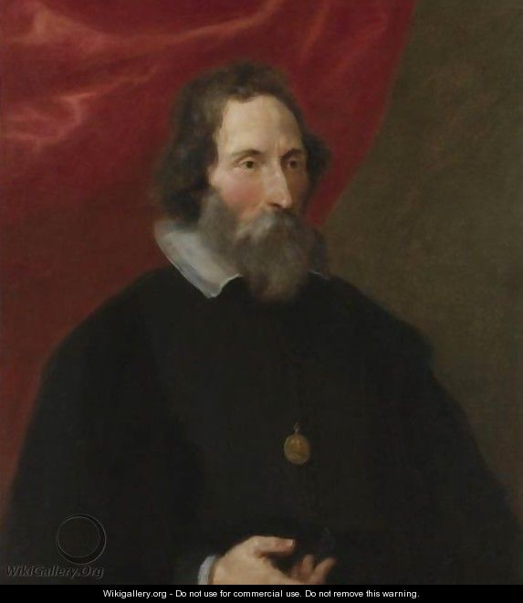 Portrait Of Eerryk De Putte (Erycius Puteanus) - Sir Anthony Van Dyck