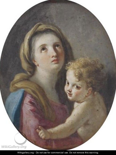 Madonna And Child - Francesco de Mura