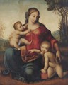Madonna And Child With The Infant St. John The Baptist - Lombard School