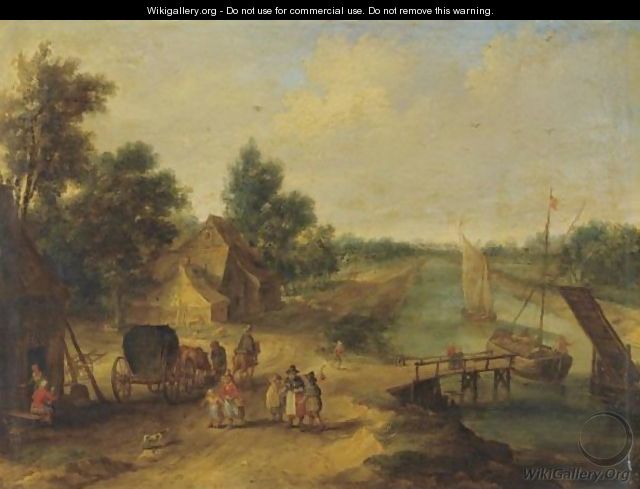 A River Landscape - Jan van Kessel