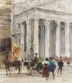 Horse And Carriage At The Royal Exchange - William Walcot