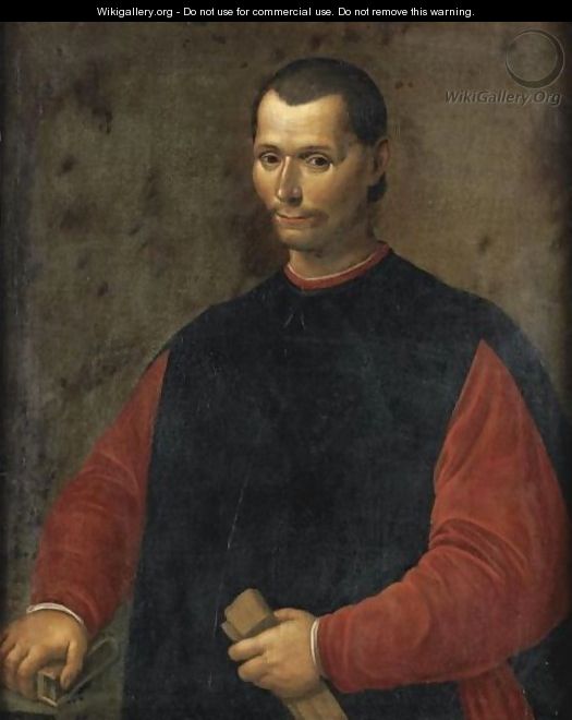 Portait Of Niccolo Macchiavelli (1469-1527) - (after) Santi Di Tito