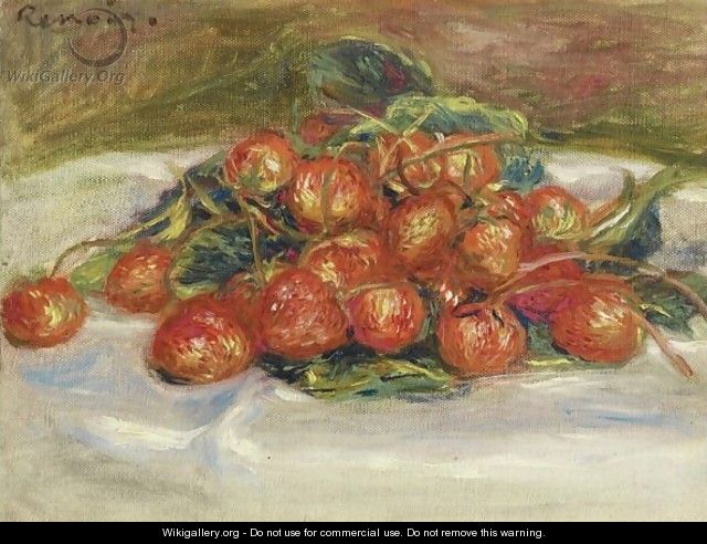 Nature Morte Aux Fraises - Pierre Auguste Renoir