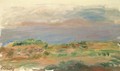 Falaise Verte Et Mer - Pierre Auguste Renoir