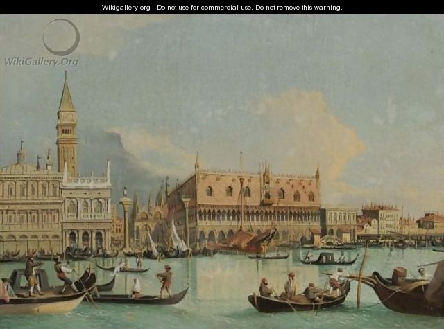 Venice, A View Of The Molo From The Bacino Di San Marco - (after) (Giovanni Antonio Canal) Canaletto