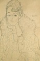 Portrait Of A Lady, Frontal View - Gustav Klimt
