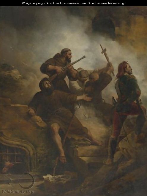 The Siege Of Saragossa - (after) Claude-Joseph Vernet