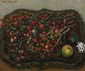 Still Life With Berries And Apples, 1930s - Boris Dmitrievich Grigoriev
