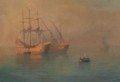 The Arrival Of Columbus' Flotilla, 1880 - Ivan Konstantinovich Aivazovsky