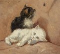 Two Kittens - Henriette Ronner-Knip
