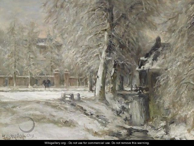 A Wintry Day In The Haagse Bos - Louis Apol