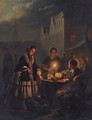 A Vegetable Market At The Grote Markt In The Hague - (after) Petrus Van Schendel