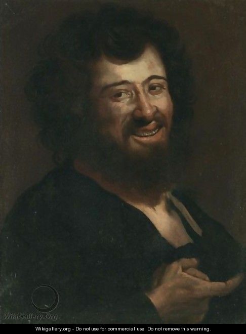 Portrait Of A Laughing Man - North-Italian School
