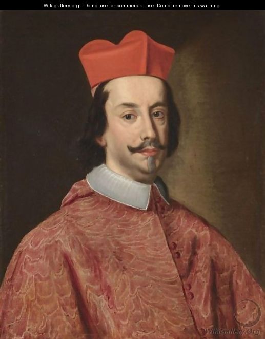 Portrait Of Cardinal Federico II Borromeo, Head And Shoulders - (after) Jacob Ferdinand Voet