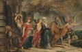 The Flight Of Lot And His Daughters From Sodom - (after) Sir Peter Paul Rubens