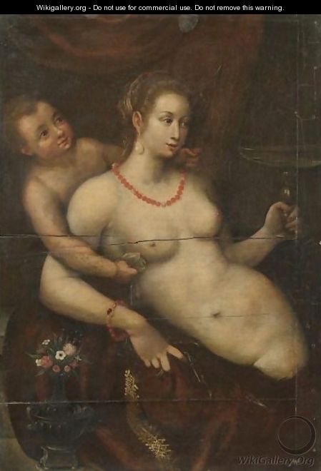Venus And Cupid - (after) Lavinia Fontana