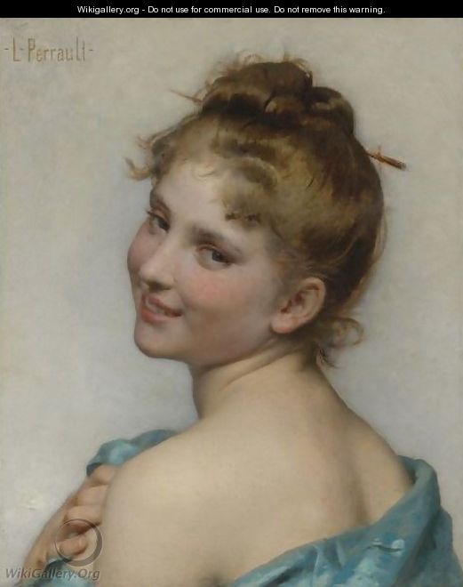 A Young Beauty - Leon-Jean-Basile Perrault