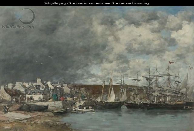 Le Port De Camaret - Eugène Boudin