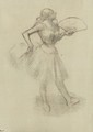 Danseuse A L'eventail 3 - Edgar Degas