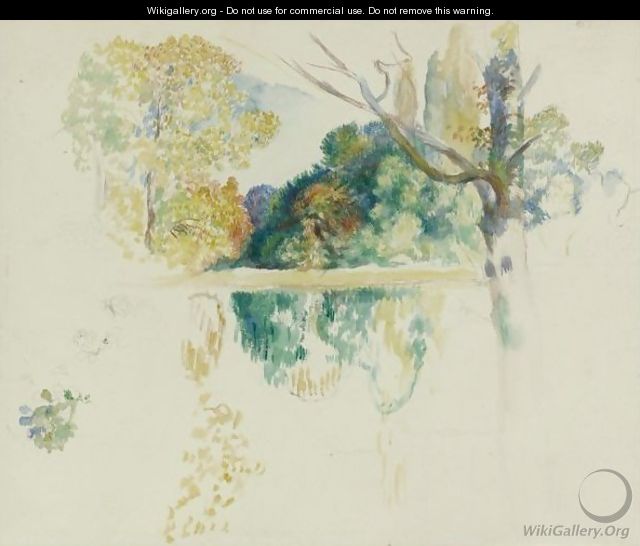 Le Lac - Pierre Auguste Renoir