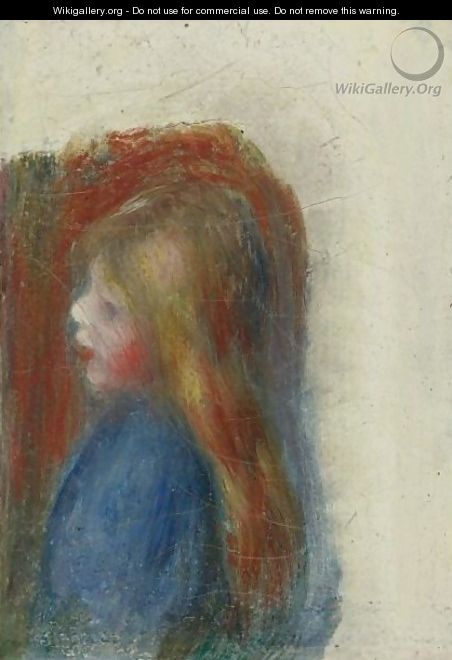 Enfant De Profil - Pierre Auguste Renoir