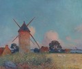 Moulin A Vent Dans Un Paysage - Ferdinand Loyen Du Puigaudeau