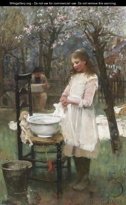 Washing Day - Flora MacDonald Reid
