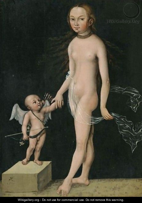 Venus And Cupid - (after) Lucas The Elder Cranach