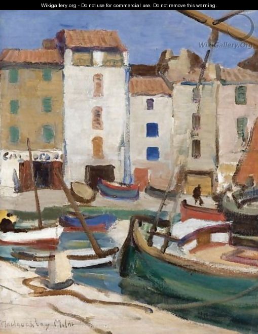 St Tropez Harbour - John Maclauchlan Milne